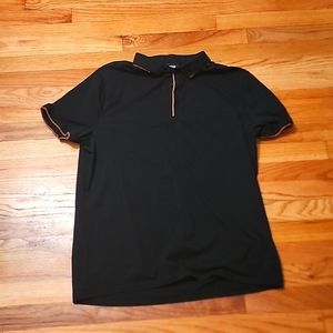 Express black and brown polo